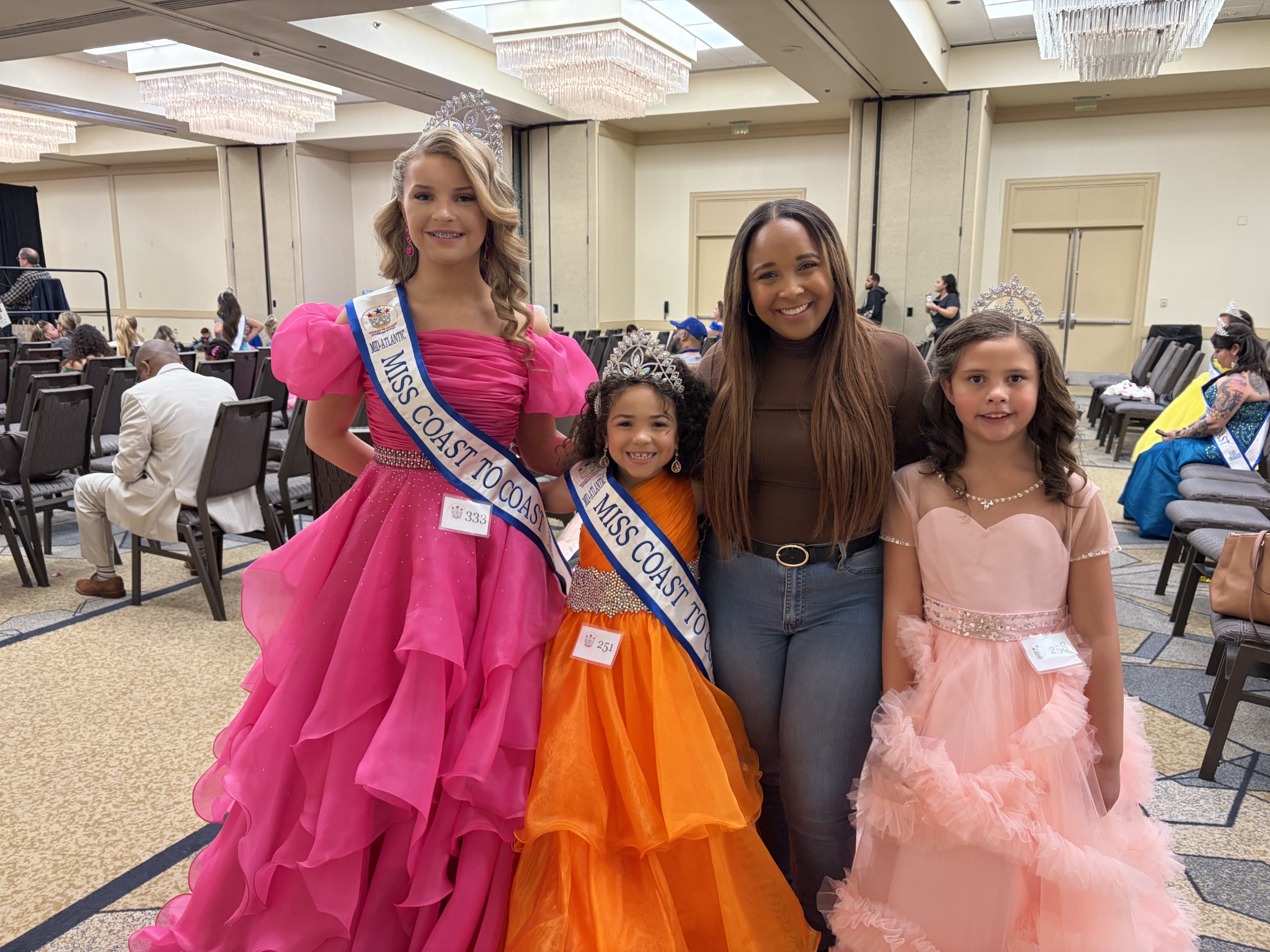 A pageant coaching client celebrating her pageant journey